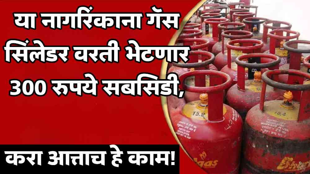 300 subsidy gas cylinder: