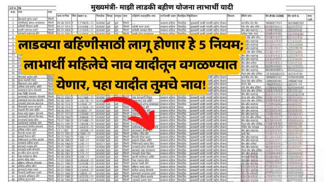 Ladki Bahin Yojana Update